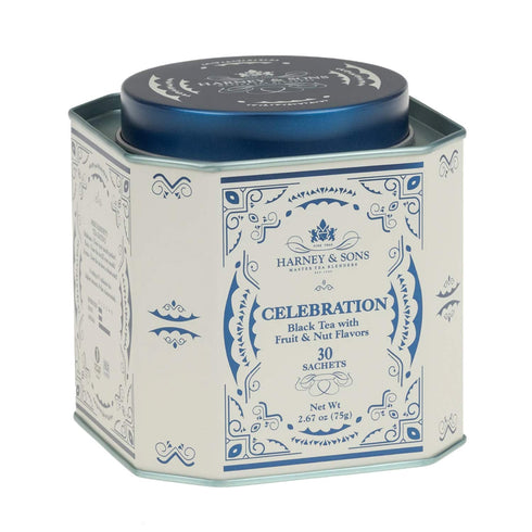 Harney & Sons Celebration, Black Tea w/ Apricot, Hazelnut, and Cinnamon Flavor, 30 Count